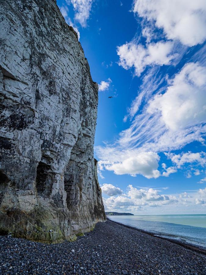 Apartmán L'Horizon Bleu - Vue Panoramique & Proche Plage - Espace & Confort Dieppe Exteriér fotografie